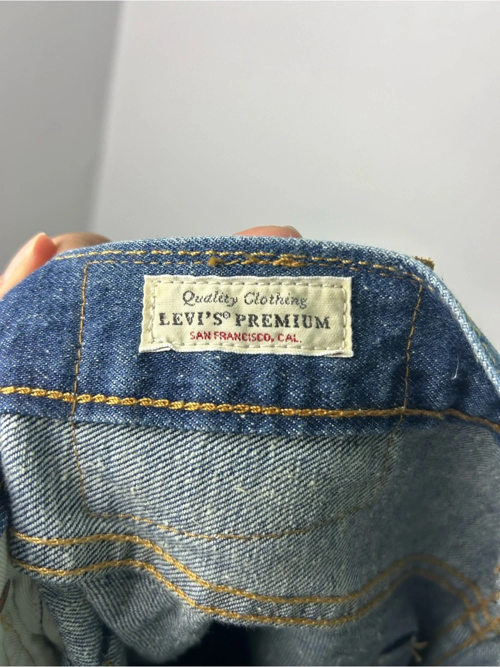 Levi’s 501 Mens Premium Button Fly Selvedge Big E Size 29X32 Blue